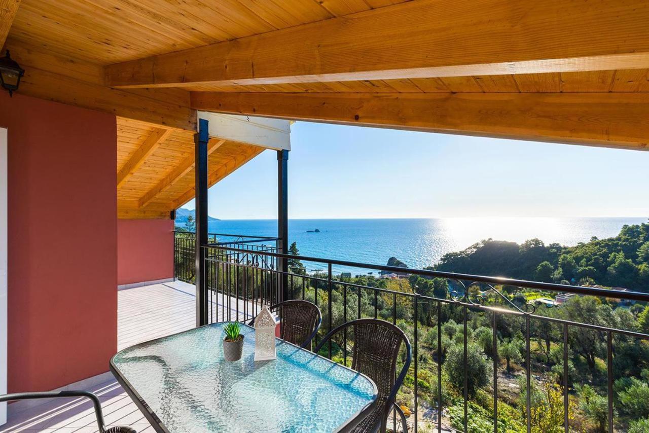 Luxury Loft Apartment With Pool - Pelekas Beach, Corfu Exterior foto