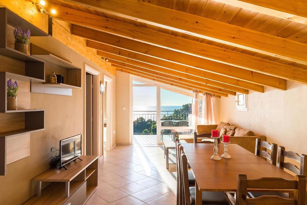 Luxury Loft Apartment With Pool - Pelekas Beach, Corfu Exterior foto